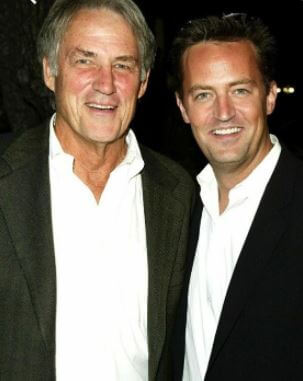 John Bennett Perry with his son Matthew Perry.
